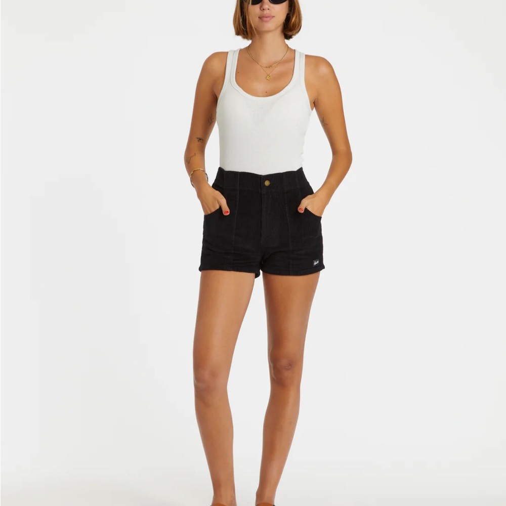 Hammies Black High Waist Shorts